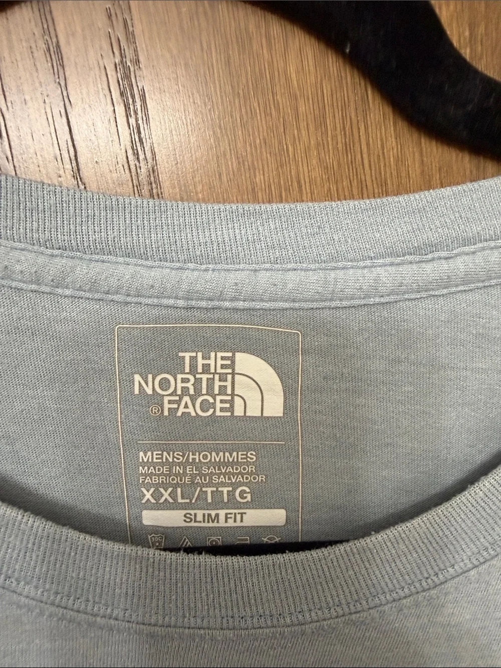 The North Face Light Gray Short Sleeve Logo Tee